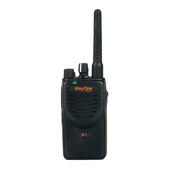 Motorola Mag One D8 Portable Guia Del Usuario