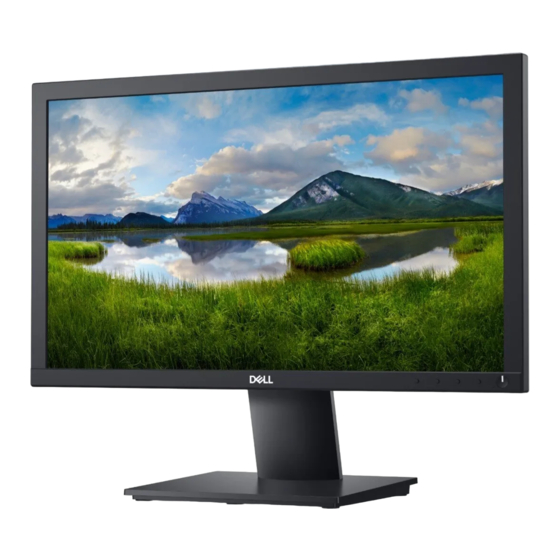 Dell E2010H Guía De Usuario