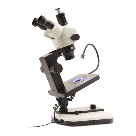 OPTIKA MICROSCOPES OPTIGEM Manuales