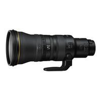 Nikon NIKKOR Z 400mm f/2.8 TC VR S Guía De Referencia