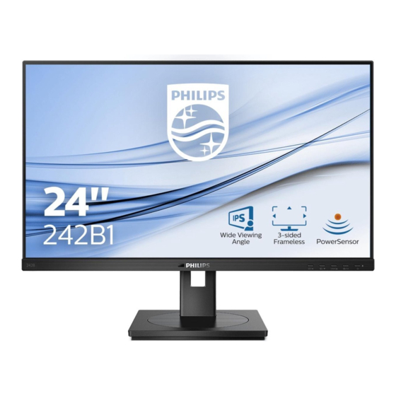 Philips 242B1 Manual Del Usuario