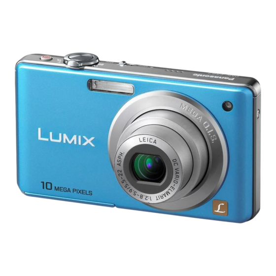 Panasonic DMC-FS62 Instrucciones Básicas De Funcionamiento