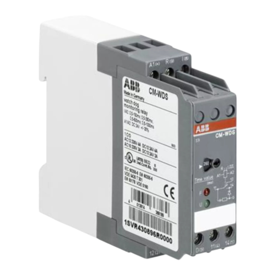ABB CM-WDS Instrucciones De Servicio