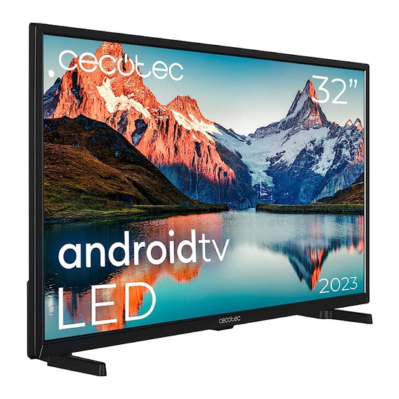 cecotec TV ALH00032N Manual De Instrucciones