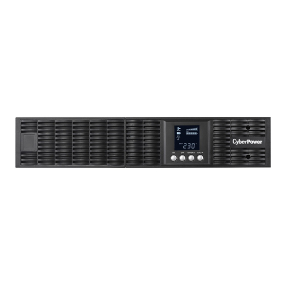 CyberPower OLS1000ERT2U Manual Del Usuario
