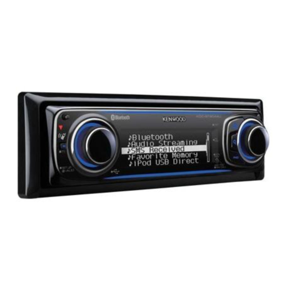 Kenwood KDC-BT8044U Manual De Instrucciones