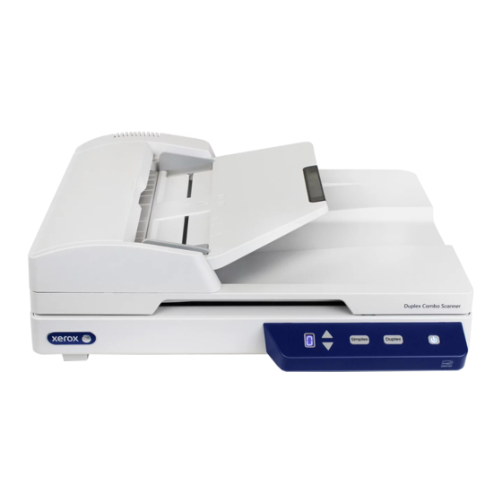 Xerox Duplex Combo Scanner Instrucciones
