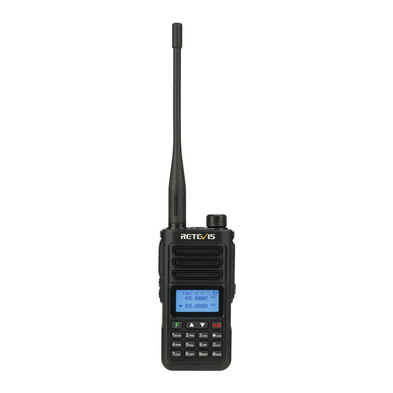 Retevis RA89 Manual Del Usuario