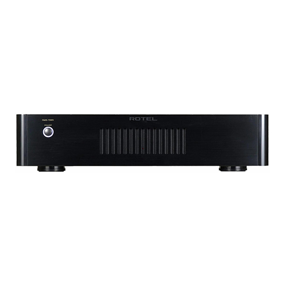 Rotel RMB-1565 Manual De Instrucciones