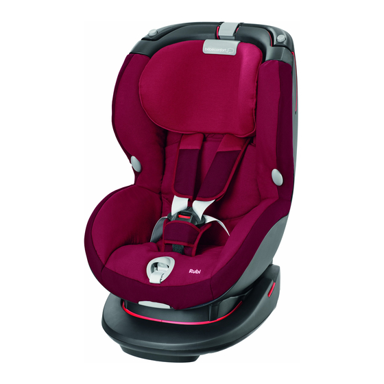 BEBE CONFORT Rubi Manuales