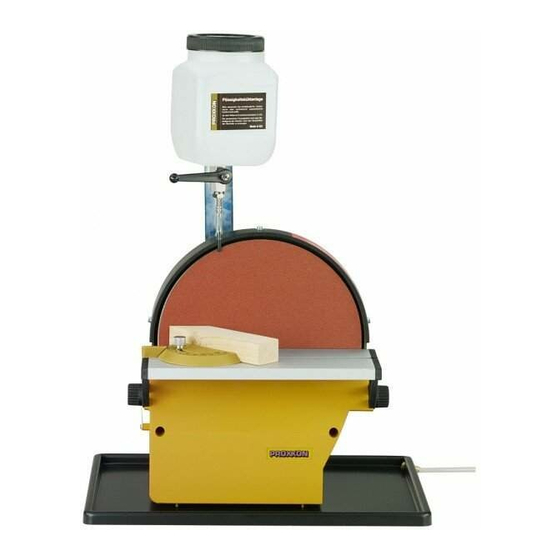 Proxxon TG 250/E Manual De Instrucciones