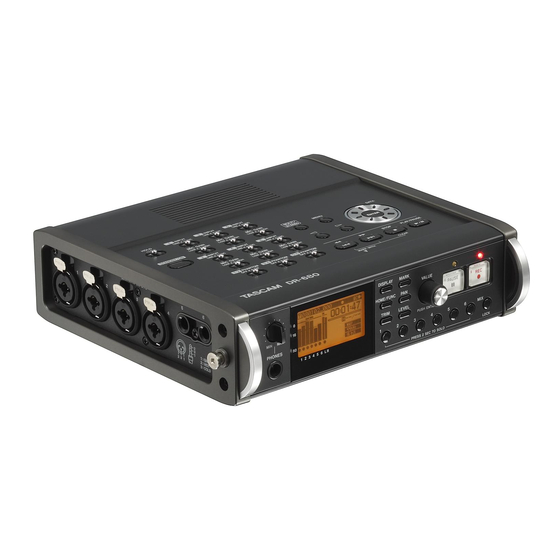 Tascam DR-680 Manual De Instrucciones