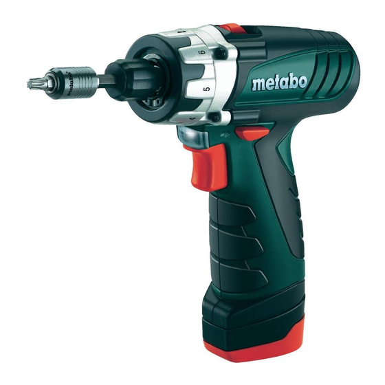 Metabo PowerMaxx BS Manual Original