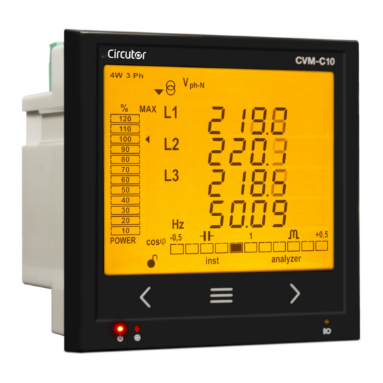 Circutor CVM-C10 Manuales