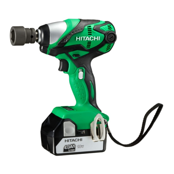 Hitachi WH 18DSDL Manual De Instrucciones