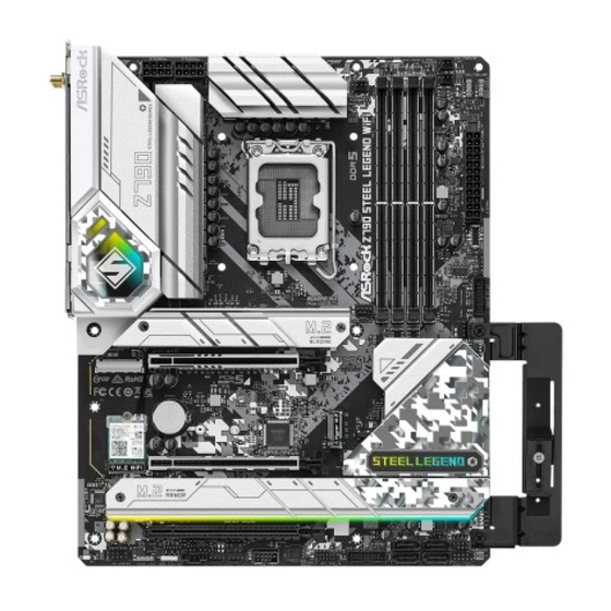 ASROCK Z790 STEEL LEGEND WiFi Manual De Instrucciones