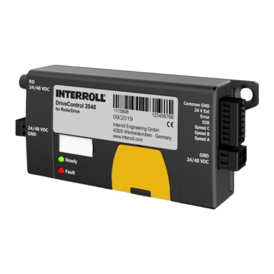 Interroll DriveControl Serie Manual De Instrucciones