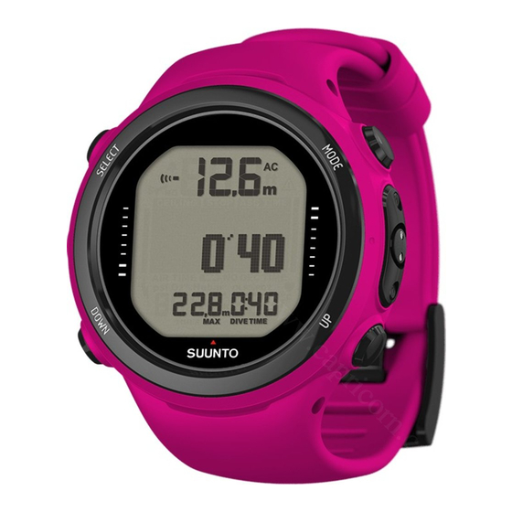 Suunto D4i Guia Del Usuario