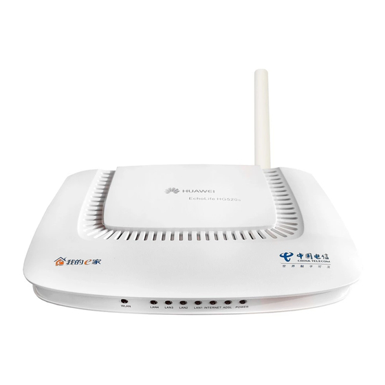 Huawei EchoLife HG520s Manual De Usario