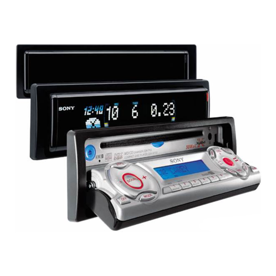 Sony CDX-M750 Manual De Instrucciones