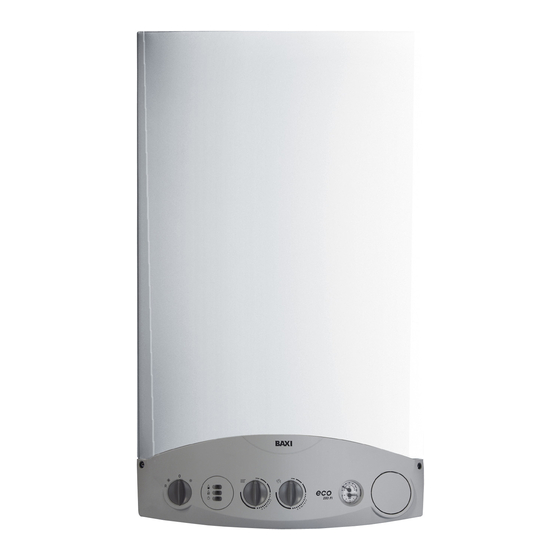 Baxi eco 240 i Manual De Uso Destinado Al Usuario Y Al Instalador
