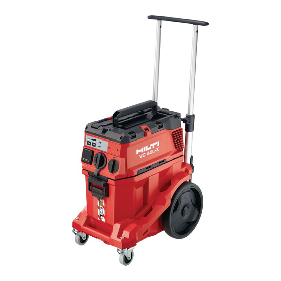 Hilti VC 20M-X Manual Del Usuario