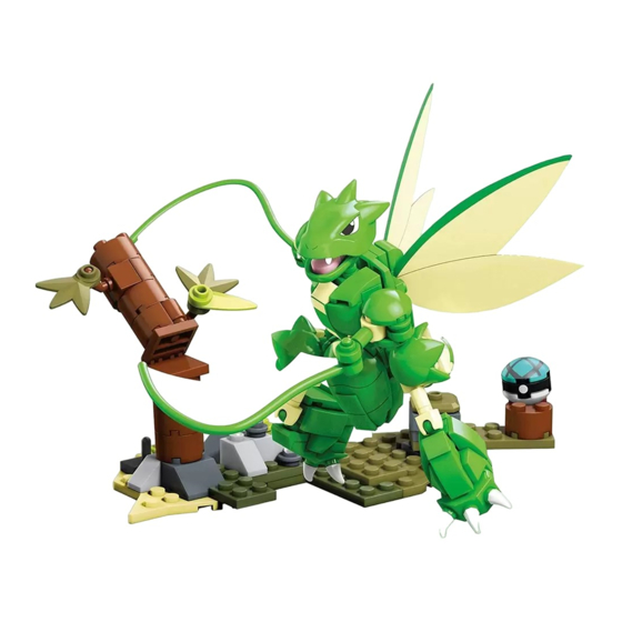 Mega Construx POKEMON SLASHING SCYTHER Manual Del Usuario