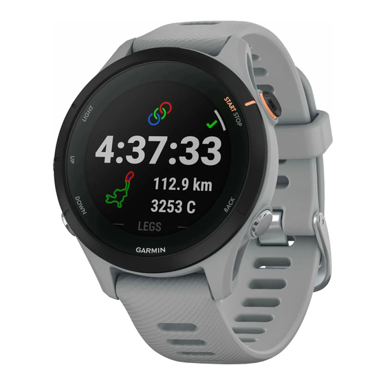 Garmin EFORERUNNER 255 Serie Manual Del Usuario