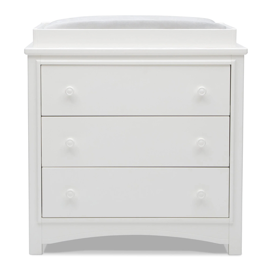 Delta Children Dresser With Changing Top Manuales