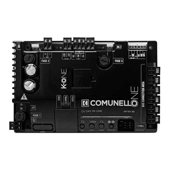 Comunello CU 24V 1M ONE Instrucciones De Uso