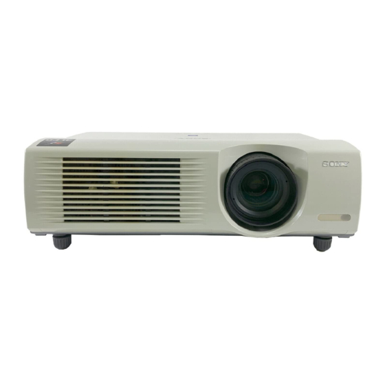 Sony VPL-PX41 Manual De Instrucciones