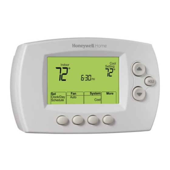 Honeywell FocusPRO TH6000 Serie Guia De Instalacion