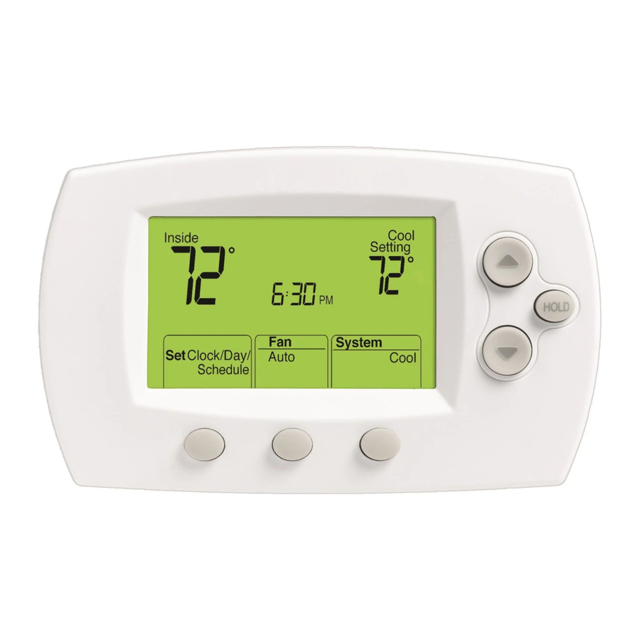 Honeywell FocusPRO TH6000 Serie Guia De Instalacion