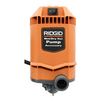 RIDGID VP2000 Manual Del Operador