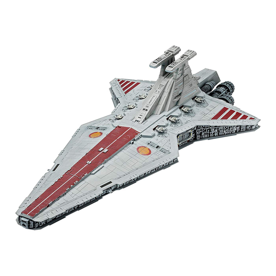 REVELL STAR WARS REPUBLIC STAR DESTROYER Manual De Instrucciones