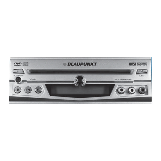 Blaupunkt ME2 Instrucciones De Manejo E Instalación
