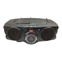 Sony CFD-G70 Manual De Instrucciones
