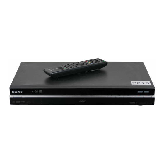 Sony RDR-HX680 Manual De Instrucciones