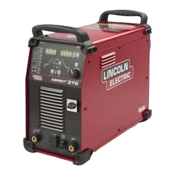 Lincoln Electric ASPECT 375 Manual Del Operador