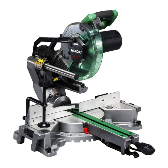 HIKOKI C 8FSHG Instrucciones De Manejo