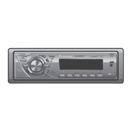 Panasonic CQ-C500U Instrucciones De Instalación
