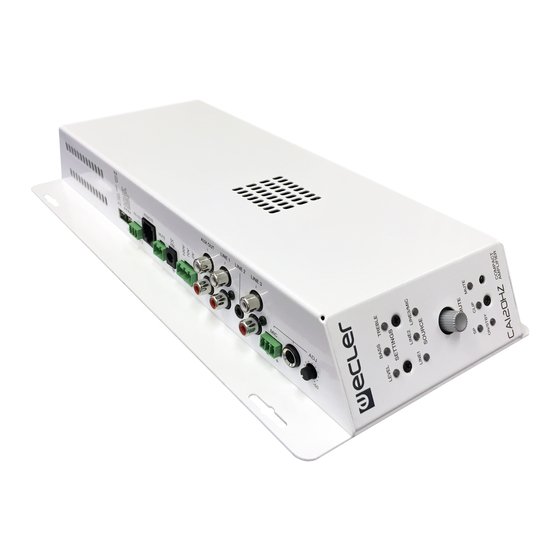 Ecler CA120HZ Manual De Usuario