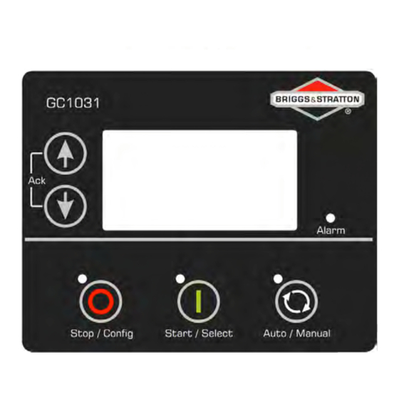 Briggs & Stratton GC1031 Instrucciones De Operación