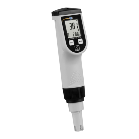 PCE Instruments PCE-PH 30 Manual De Instrucciones