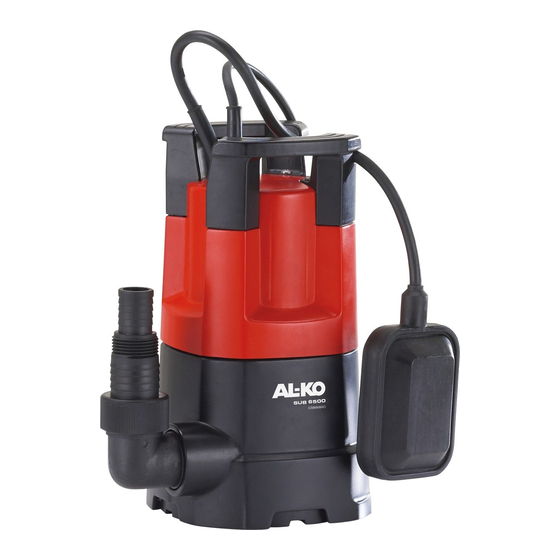 AL-KO SUB 6500 Manual Original De Instrucciones