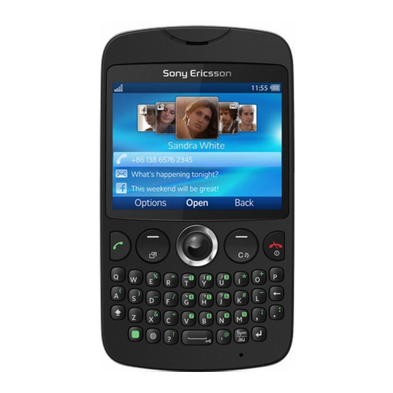 Sony Ericsson txt Guía Del Usuario Ampliada