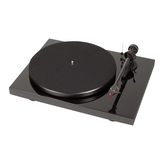 Pro-Ject DEBUT CARBON Manuales