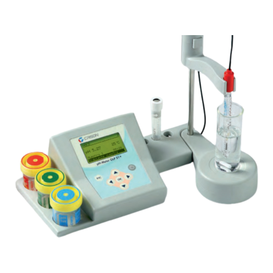 CRISON PHMETER GLP 21+ MANUAL DEL USUARIO Descargar en PDF ManualsLib