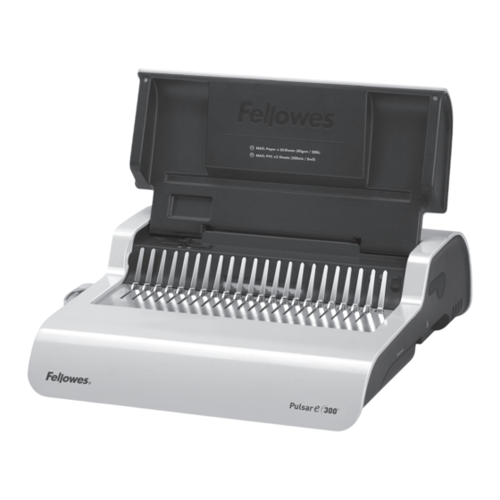 Fellowes Pulsar e 300 Manual De Instrucciones