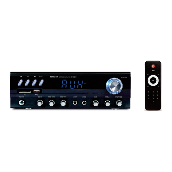 FONESTAR BAS-215 Manual De Instrucciones